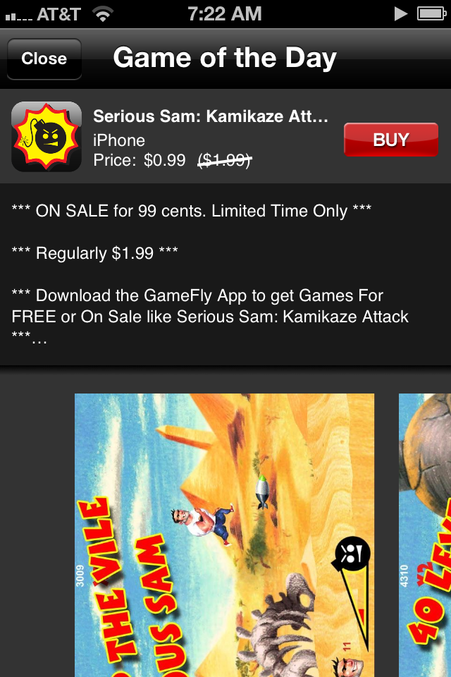 GameFly App Of The Day