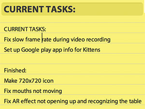 Current Tasks